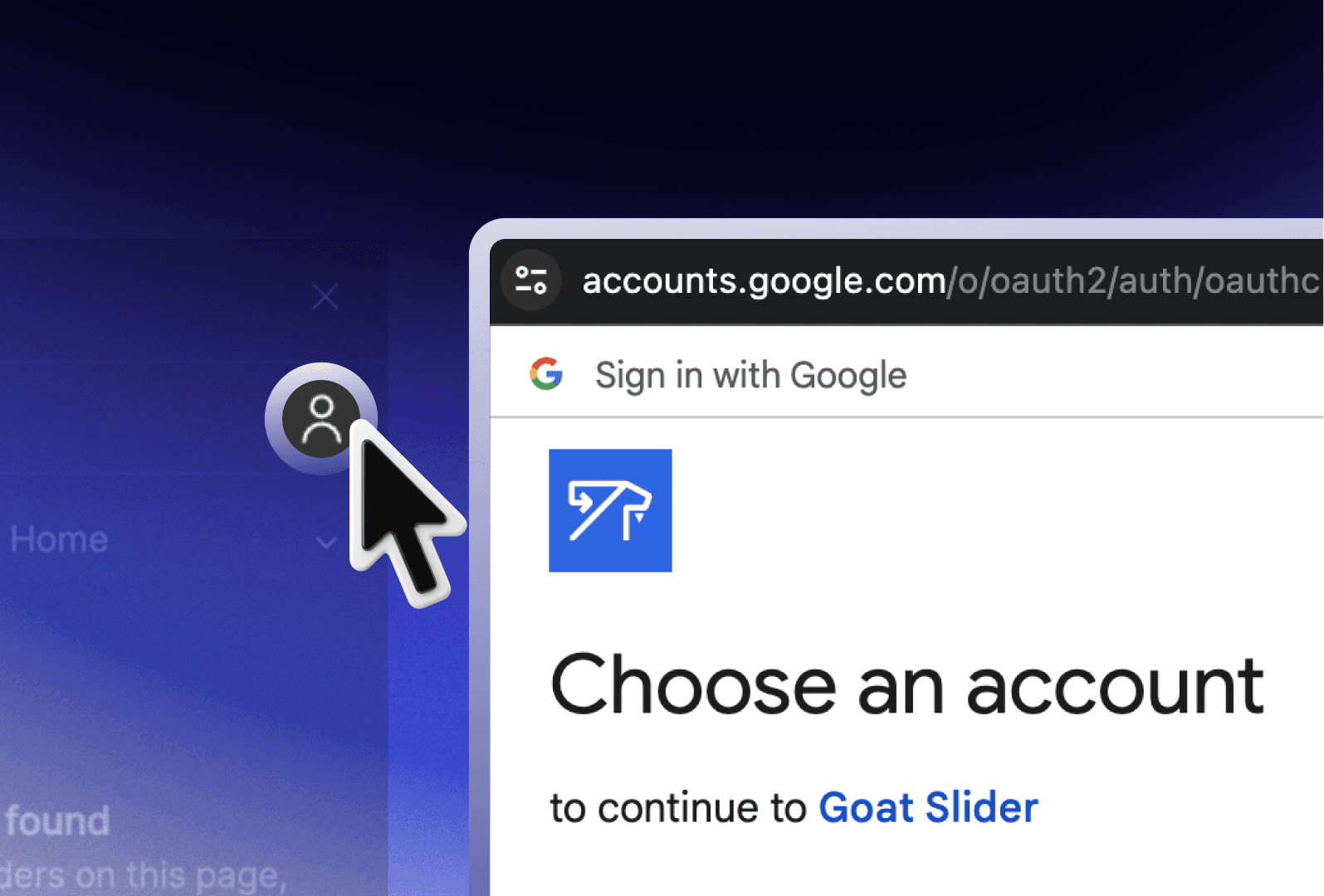 Auth With Goat Slider