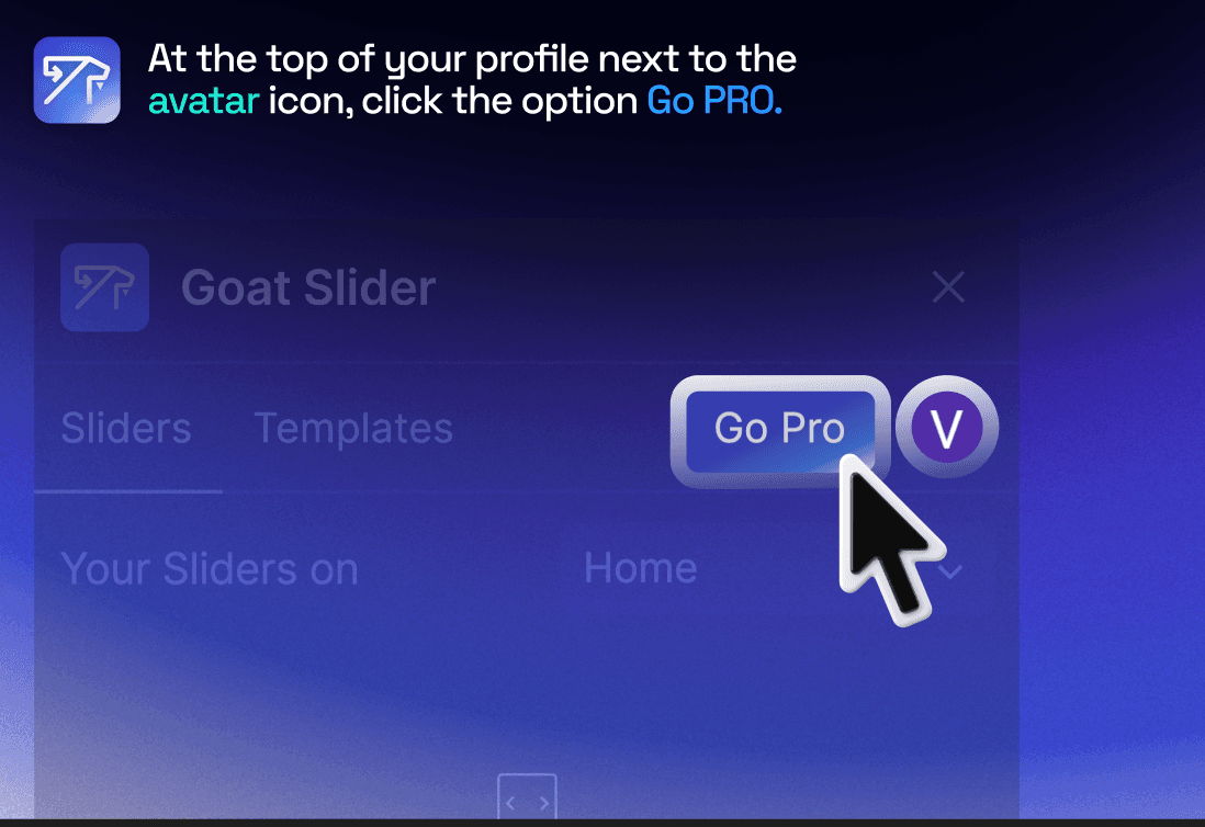 Subscribe to Goat Slider Pro Plan